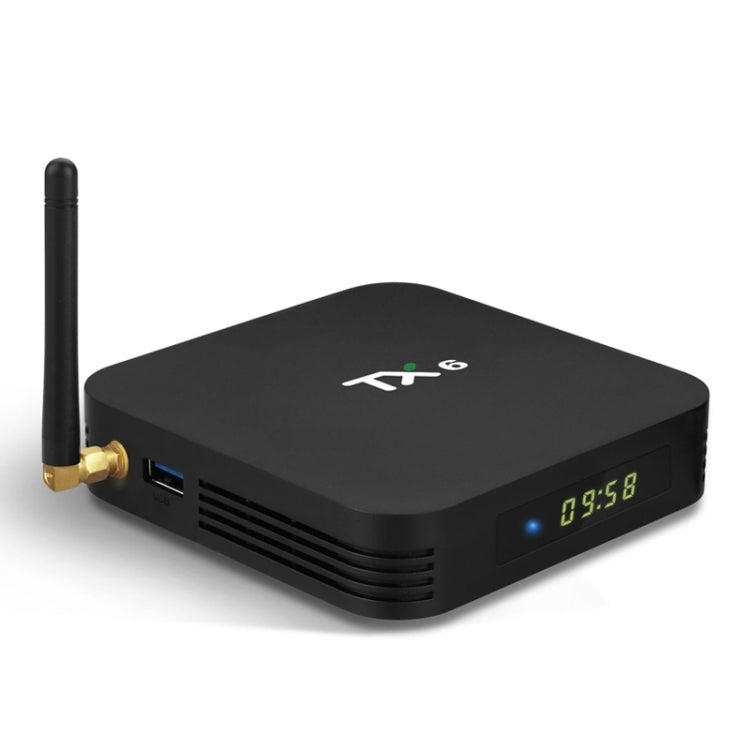 TX6 HD TV Box Media Player, Android 7.1 / 9.0 System, Allwinner H6, up to 1.5GHz, Quad-core ARM Cortex-A53, 2GB + 16GB, Support Bluetooth, WiFi, RJ45, UK Plug - Allwinner H6 by PMC Jewellery | Online Shopping South Africa | PMC Jewellery | Buy Now Pay Later Mobicred