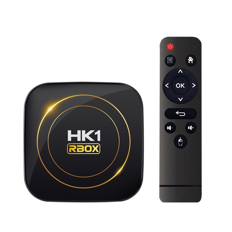 HK1 RBOX-H8S 4K Ultra HD Android 12.0 Smart TV Box with Remote Control, Allwinner H618 Quad-Core, 4GB+32GB(UK Plug) - Amlogic S905 by PMC TechLife | Online Shopping South Africa | PMC TechLife | Buy Now Pay Later Mobicred
