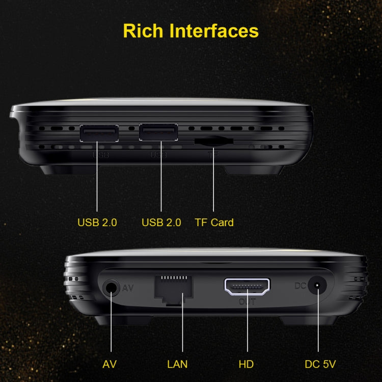 HK1 RBOX-H8S 4K Ultra HD Android 12.0 Smart TV Box with Remote Control, Allwinner H618 Quad-Core, 4GB+32GB(UK Plug) - Amlogic S905 by PMC TechLife | Online Shopping South Africa | PMC TechLife | Buy Now Pay Later Mobicred
