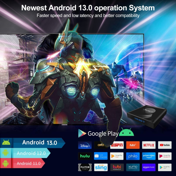 X88 Pro 13 Android 13.0 Smart TV Box with Remote Control, RK3528 Quad-Core, 2GB+16GB (EU Plug) - Others by PMC TechLife | Online Shopping South Africa | PMC TechLife | Buy Now Pay Later Mobicred