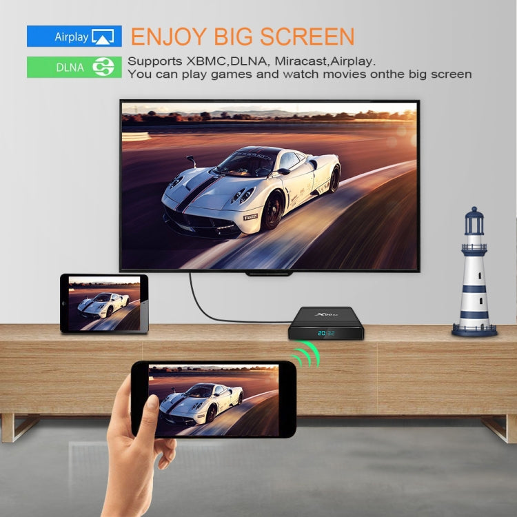 X96 Air 8K Smart TV BOX Android 9.0 Media Player with Remote Control, Quad-core Amlogic S905X3, RAM: 2GB, ROM: 16GB, Dual Band WiFi, AU Plug - Amlogic S905 by PMC Jewellery | Online Shopping South Africa | PMC Jewellery | Buy Now Pay Later Mobicred