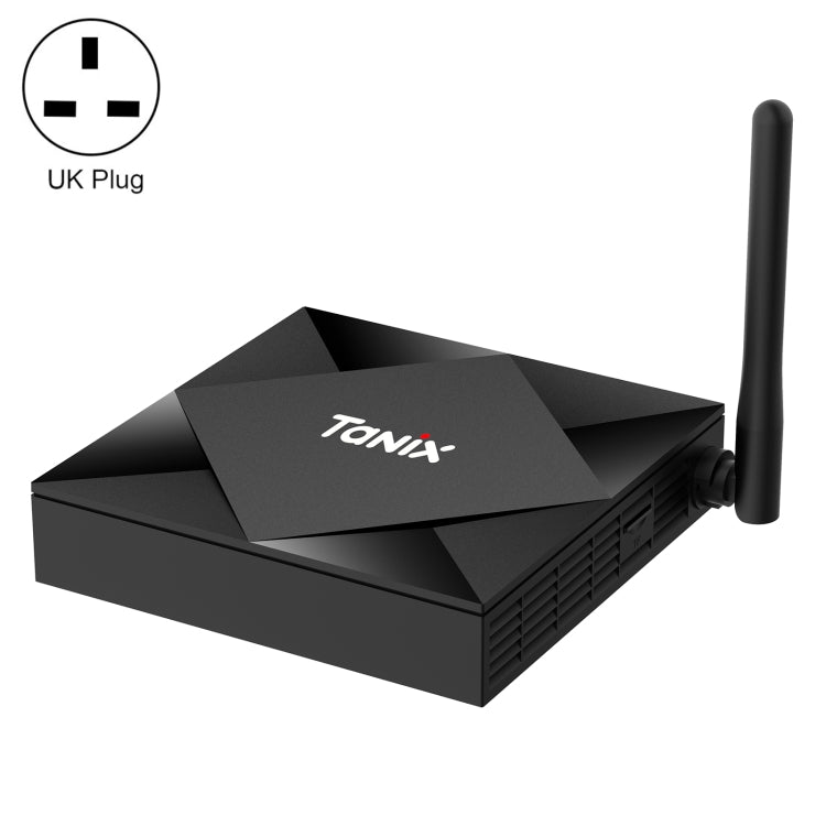 TANIX TX6s 4K Smart TV BOX Android 10 Media Player with Remote Control, Quad Core Allwinner H616, RAM: 4GB, ROM: 32GB, 2.4GHz/5GHz WiFi, Bluetooth, UK Plug - Allwinner H6 by PMC Jewellery | Online Shopping South Africa | PMC Jewellery | Buy Now Pay Later Mobicred