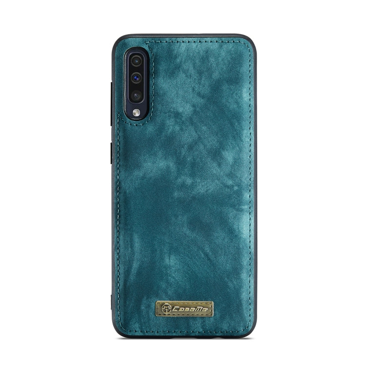 For Samsung Galaxy A70 CaseMe-008 Detachable Multifunctional Flip Leather Phone Case(Blue) - Galaxy Phone Cases by CaseMe | Online Shopping South Africa | PMC Jewellery | Buy Now Pay Later Mobicred