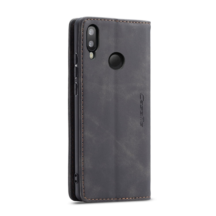 CaseMe-013 Multifunctional Horizontal Flip Leather Case with Card Slot & Holder for Galaxy M20(Black) - Galaxy Phone Cases by CaseMe | Online Shopping South Africa | PMC Jewellery | Buy Now Pay Later Mobicred