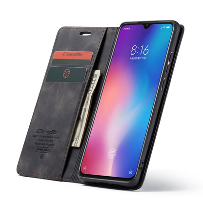 CaseMe-013 Multifunctional Horizontal Flip Leather Case with Card Slot & Holder for Xiaomi 9(Black) - Xiaomi Cases by CaseMe | Online Shopping South Africa | PMC Jewellery | Buy Now Pay Later Mobicred