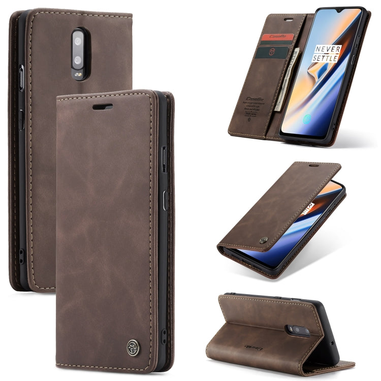 CaseMe-013 Multifunctional Horizontal Flip Leather Case with Card Slot & Holder for Huawei P20(Coffee) - Huawei Cases by CaseMe | Online Shopping South Africa | PMC Jewellery | Buy Now Pay Later Mobicred