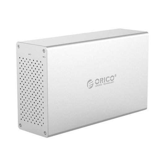 ORICO Honeycomb Series WS200C3 SATA 3.5 inch USB 3.1 USB-C / Type-C Dual Bays Aluminum Alloy HDD / SSD Enclosure, The Maximum Support Capacity: 20TB - HDD Enclosure by ORICO | Online Shopping South Africa | PMC Jewellery | Buy Now Pay Later Mobicred