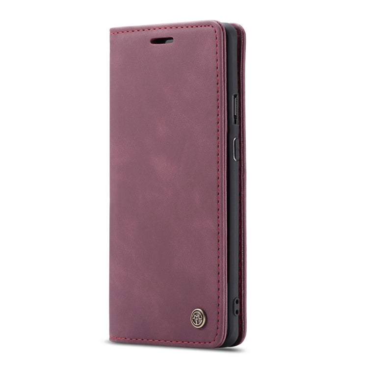 CaseMe-013 Multi-functional Retro Frosted Horizontal Flip Leather Case with Card Slot & Holder & Wallet For OnePlus 7 Pro(Wine Red) - OnePlus Cases by CaseMe | Online Shopping South Africa | PMC Jewellery | Buy Now Pay Later Mobicred