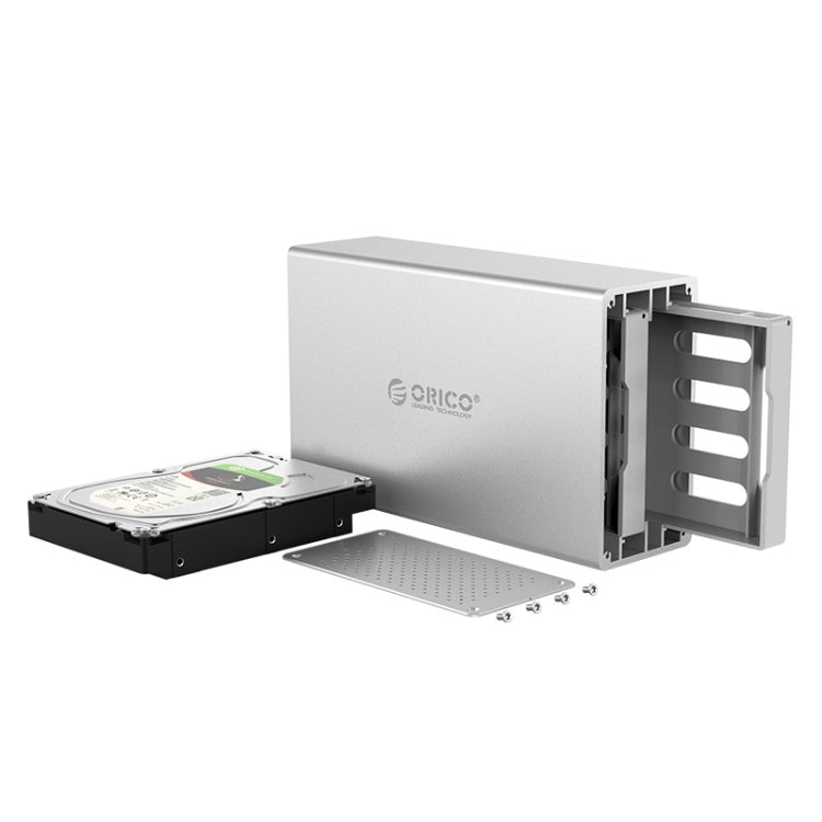 ORICO Honeycomb Series WS200RU3 SATA 3.5 inch USB 3.0 Dual Bays Aluminum Alloy HDD / SSD Enclosure with Raid, The Maximum Support Capacity: 20TB - HDD Enclosure by ORICO | Online Shopping South Africa | PMC Jewellery | Buy Now Pay Later Mobicred