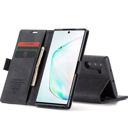 CaseMe-013 Multifunctional Horizontal Flip Leather Case with Card Slot & Holder for Galaxy Note 10(Black) - Galaxy Phone Cases by CaseMe | Online Shopping South Africa | PMC Jewellery | Buy Now Pay Later Mobicred