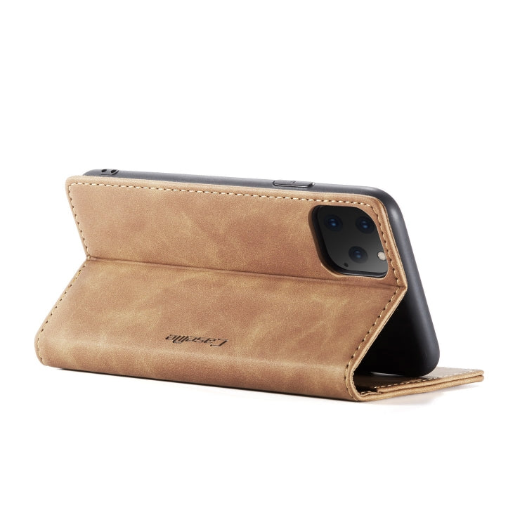 CaseMe-013 Multifunctional Horizontal Flip Leather Case with Card Slot & Holder & Wallet for iPhone 11 Pro(Brown) - iPhone 11 Pro Cases by CaseMe | Online Shopping South Africa | PMC Jewellery | Buy Now Pay Later Mobicred