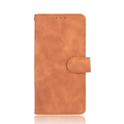 For DOOGEE N30 Solid Color Skin Feel Magnetic Buckle Horizontal Flip Calf Texture PU Leather Case with Holder & Card Slots & Wallet(Brown) - More Brand by PMC Jewellery | Online Shopping South Africa | PMC Jewellery | Buy Now Pay Later Mobicred