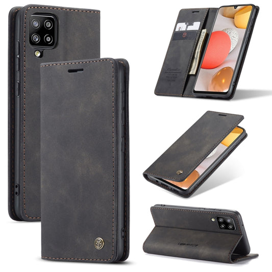 For Samsung Galaxy A42 5G CaseMe-013 Multifunctional Retro Frosted Horizontal Flip Leather Case with Card Slot & Holder & Wallet(Black) - Galaxy Phone Cases by CaseMe | Online Shopping South Africa | PMC Jewellery | Buy Now Pay Later Mobicred