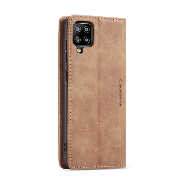 For Samsung Galaxy A42 5G CaseMe-013 Multifunctional Retro Frosted Horizontal Flip Leather Case with Card Slot & Holder & Wallet(Brown) - Galaxy Phone Cases by CaseMe | Online Shopping South Africa | PMC Jewellery | Buy Now Pay Later Mobicred