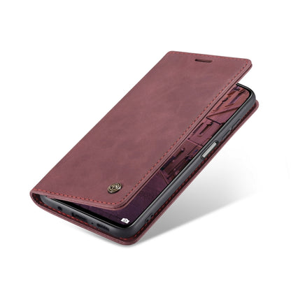 For Xiaomi Mi 10T Lite 5G CaseMe-013 Multifunctional Retro Frosted Horizontal Flip Leather Case with Card Slot & Holder & Wallet(Wine Red) - Xiaomi Cases by CaseMe | Online Shopping South Africa | PMC Jewellery | Buy Now Pay Later Mobicred