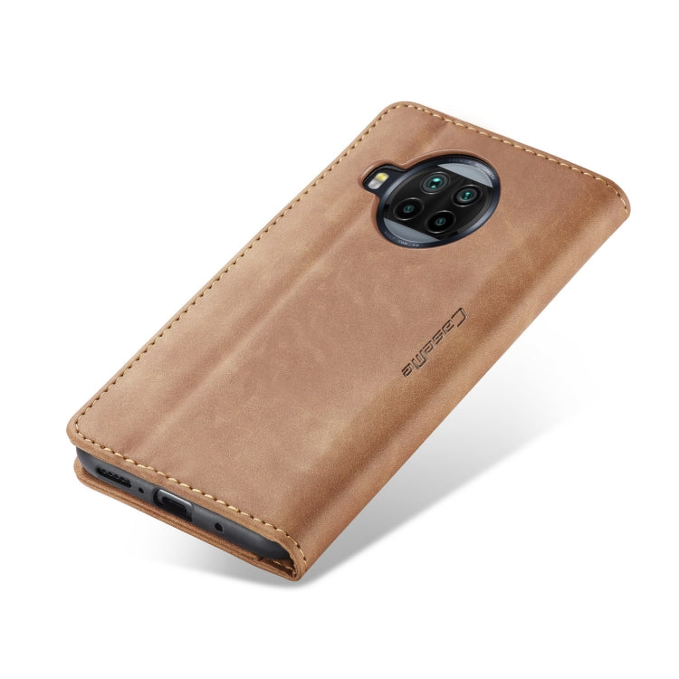 For Xiaomi Mi 10T Lite 5G CaseMe-013 Multifunctional Retro Frosted Horizontal Flip Leather Case with Card Slot & Holder & Wallet(Brown) - Xiaomi Cases by CaseMe | Online Shopping South Africa | PMC Jewellery | Buy Now Pay Later Mobicred