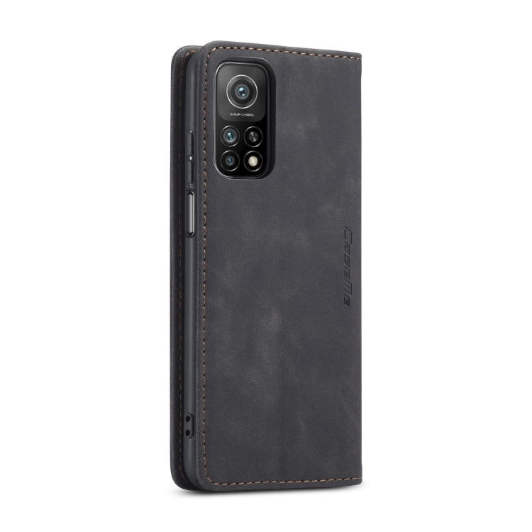 For Xiaomi Mi 10T 5G / 10T Pro 5G CaseMe-013 Multifunctional Retro Frosted Horizontal Flip Leather Case with Card Slot & Holder & Wallet(Black) - Xiaomi Cases by CaseMe | Online Shopping South Africa | PMC Jewellery | Buy Now Pay Later Mobicred