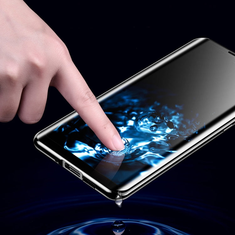 For Huawei P30 Magnetic Metal Frame Double-sided Tempered Glass Case(Black) - Huawei Cases by PMC TechLife | Online Shopping South Africa | PMC TechLife | Buy Now Pay Later Mobicred