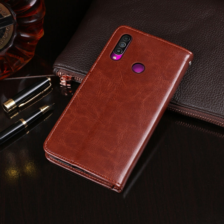 For Meizu M10 idewei Crazy Horse Texture Horizontal Flip Leather Case with Holder & Card Slots & Wallet(Brown) - Meizu by idewei | Online Shopping South Africa | PMC Jewellery | Buy Now Pay Later Mobicred