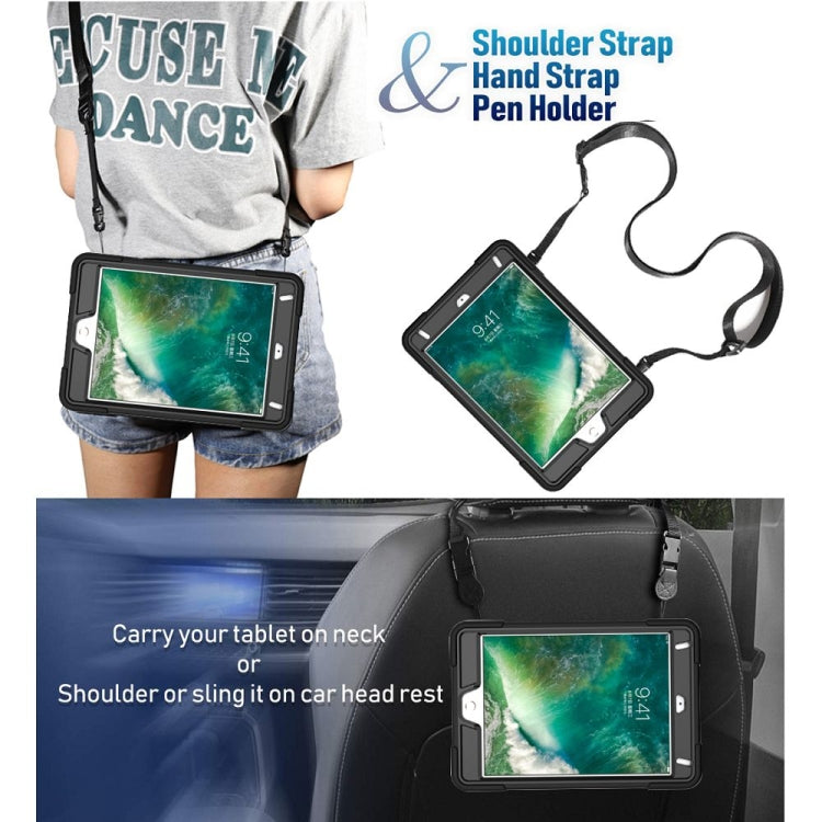 Contrast Color Silicone + PC Combination Case with Holder For iPad mini 3(Black) - iPad Mini 4 & 3 & 2 & 1 Cases by PMC TechLife | Online Shopping South Africa | PMC TechLife