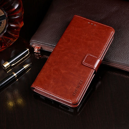 For Meizu 18 idewei Crazy Horse Texture Horizontal Flip Leather Case with Holder & Card Slots & Wallet(Brown) - Meizu by idewei | Online Shopping South Africa | PMC Jewellery | Buy Now Pay Later Mobicred