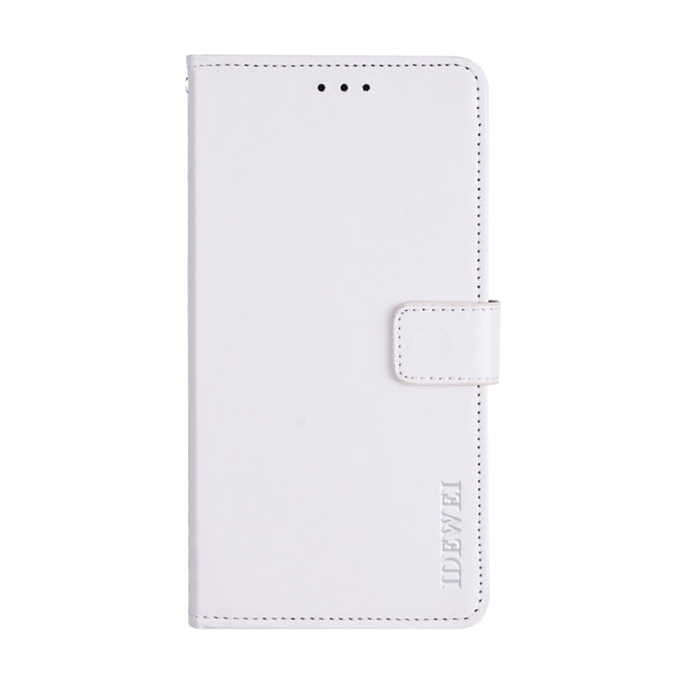 For Meizu 18 idewei Crazy Horse Texture Horizontal Flip Leather Case with Holder & Card Slots & Wallet(White) - Meizu by idewei | Online Shopping South Africa | PMC Jewellery | Buy Now Pay Later Mobicred