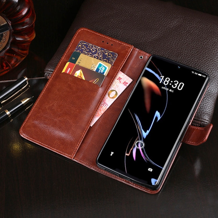 For Meizu 18 Pro idewei Crazy Horse Texture Horizontal Flip Leather Case with Holder & Card Slots & Wallet(Red) - Meizu by idewei | Online Shopping South Africa | PMC Jewellery | Buy Now Pay Later Mobicred