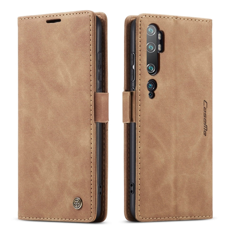 For Xiaomi CC9 Pro CaseMe 013 Multifunctional Horizontal Flip Leather Case with Holder & Card Slot & Wallet(Brown) - Xiaomi Cases by CaseMe | Online Shopping South Africa | PMC Jewellery | Buy Now Pay Later Mobicred