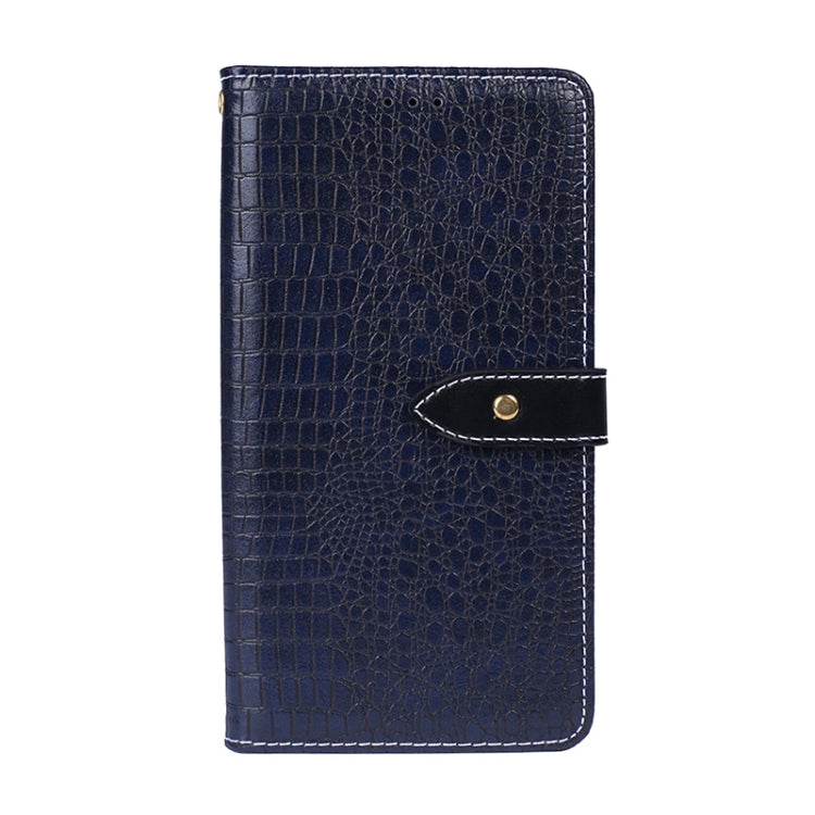 For Blackview A80S idewei Crocodile Texture Horizontal Flip Leather Case with Holder & Card Slots & Wallet(Dark Blue) - More Brand by idewei | Online Shopping South Africa | PMC Jewellery | Buy Now Pay Later Mobicred