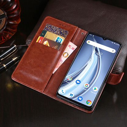 For UMIDIGI A9 idewei Crazy Horse Texture Horizontal Flip Leather Case with Holder & Card Slots & Wallet(Brown) - More Brand by idewei | Online Shopping South Africa | PMC Jewellery | Buy Now Pay Later Mobicred