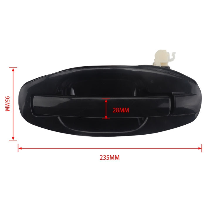 2 PCS A5874 Car Rear Outside Door Handle 8365/6026000 for Hyundai Santa Fe 2001-2006 - Door Handles by PMC Jewellery | Online Shopping South Africa | PMC Jewellery