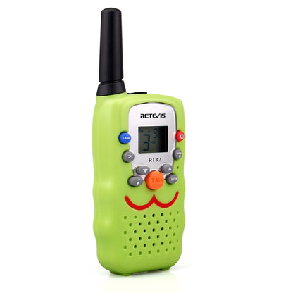 1 Pair RETEVIS RT32 0.5W US Frequency 462.550-467.7125MHz 22CH Handheld Children Walkie Talkie(Green) - Children by RETEVIS | Online Shopping South Africa | PMC Jewellery | Buy Now Pay Later Mobicred