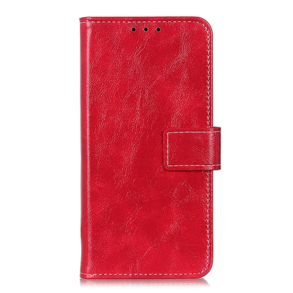 For OPPO F19 Pro+ 5G / Reno5 Z / Reno6 Z Retro Crazy Horse Texture Horizontal Flip Leather Case with Holder & Card Slots & Photo Frame & Wallet(Red) - OPPO Cases by PMC Jewellery | Online Shopping South Africa | PMC Jewellery | Buy Now Pay Later Mobicred