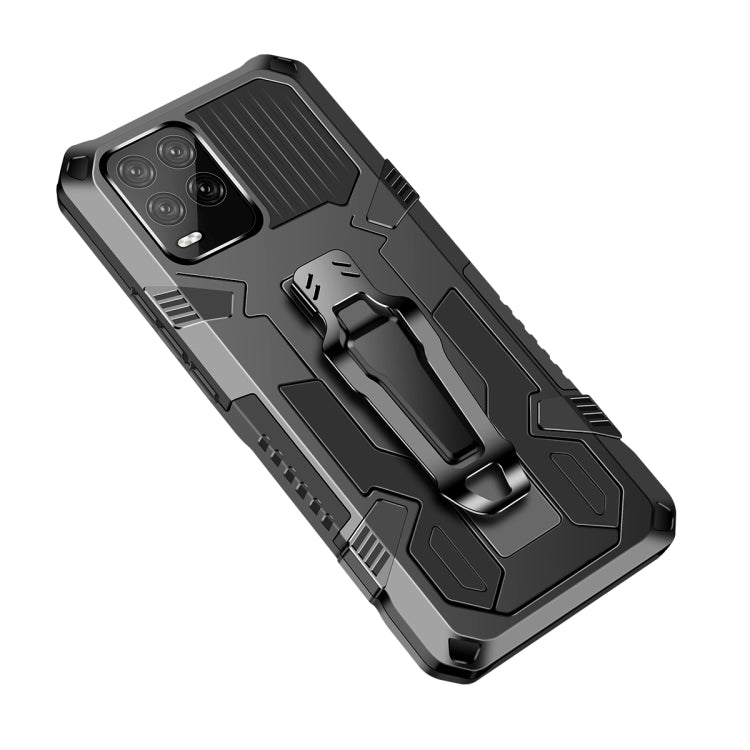 For OPPO Realme 8 / 8 Pro Armor Warrior Shockproof PC + TPU Protective Case(Black) - Realme Cases by PMC Jewellery | Online Shopping South Africa | PMC Jewellery | Buy Now Pay Later Mobicred