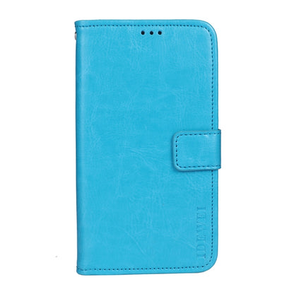 For TCL 10 5G UW idewei Crazy Horse Texture Horizontal Flip Leather Case with Holder & Card Slots & Wallet(Sky Blue) - More Brand by idewei | Online Shopping South Africa | PMC Jewellery | Buy Now Pay Later Mobicred