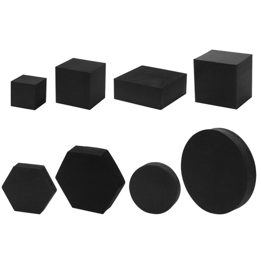 8 in 1 Different Sizes Geometric Cube Solid Color Photography Photo Background Table Shooting Foam Props (Black) - Geometric Props by PMC Jewellery | Online Shopping South Africa | PMC Jewellery | Buy Now Pay Later Mobicred