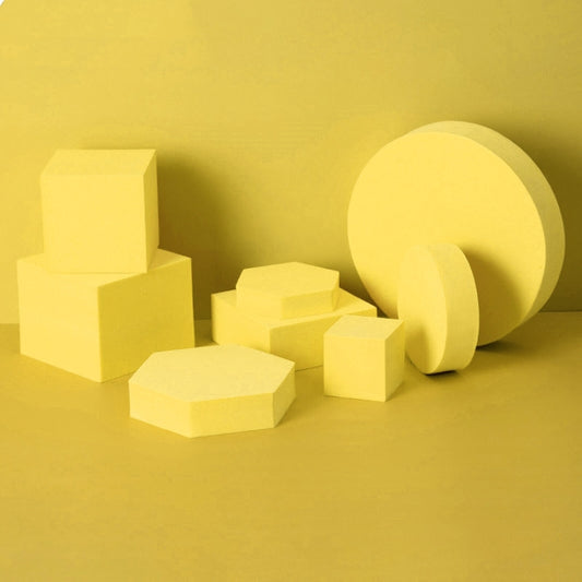 8 in 1 Different Sizes Geometric Cube Solid Color Photography Photo Background Table Shooting Foam Props (Yellow) - Geometric Props by PMC Jewellery | Online Shopping South Africa | PMC Jewellery | Buy Now Pay Later Mobicred