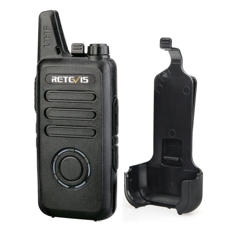 1 Pair RETEVIS RT22S US Frequency 22CHS FRS License-free Two Way Radio Handheld Walkie Talkie, US Plug(Black) - Handheld Walkie Talkie by RETEVIS | Online Shopping South Africa | PMC Jewellery | Buy Now Pay Later Mobicred