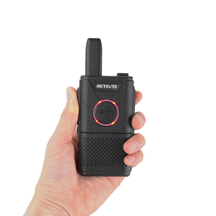 1 Pair RETEVIS RT18 PMR446 16CHS Dual PTT Handheld Walkie Talkie, EU Plug(Black) - Handheld Walkie Talkie by RETEVIS | Online Shopping South Africa | PMC Jewellery | Buy Now Pay Later Mobicred