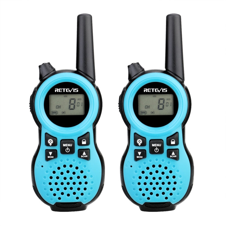 1 Pair RETEVIS RT638 EU Frequency PMR446 16CHS License-free Children Handheld Walkie Talkie(Blue) - Children by RETEVIS | Online Shopping South Africa | PMC Jewellery | Buy Now Pay Later Mobicred