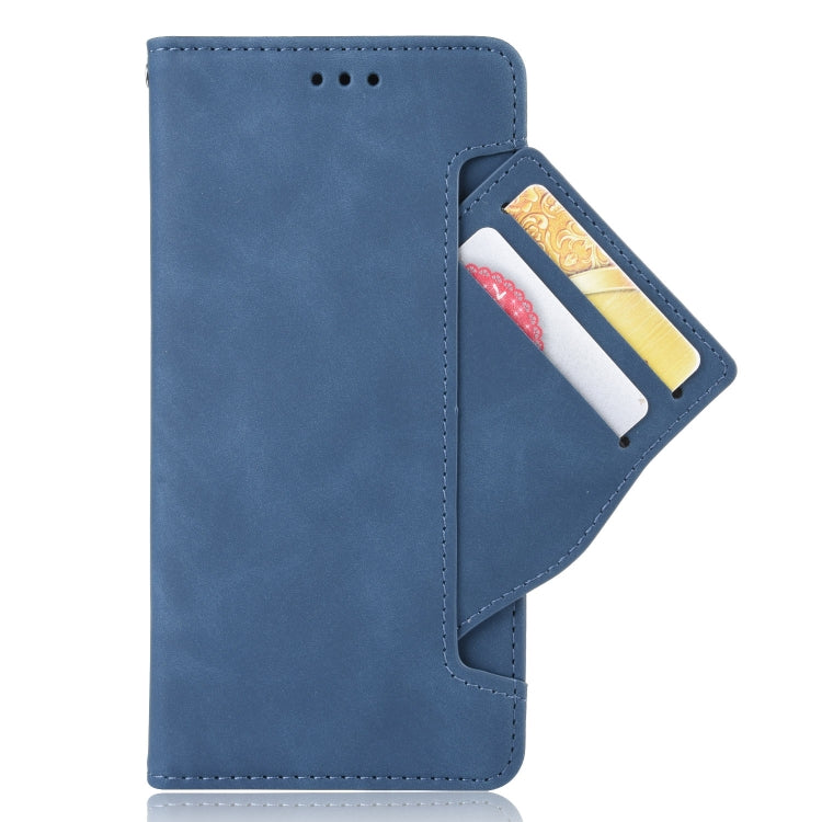 For Blackview A70 (2021) Skin Feel Calf Pattern Horizontal Flip Leather Case with Holder & Card Slots & Photo Frame(Blue) - More Brand by PMC Jewellery | Online Shopping South Africa | PMC Jewellery | Buy Now Pay Later Mobicred