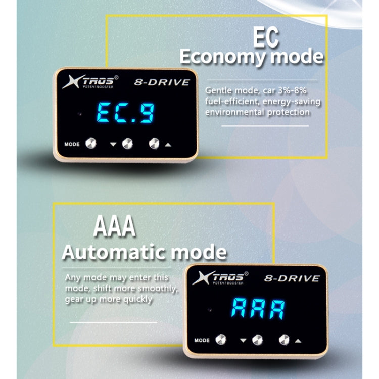 For Toyota Hilux Vigo 2006-2016 TROS 8-Drive Potent Booster Electronic Throttle Controller Speed Booster - Car Modification by TROS | Online Shopping South Africa | PMC Jewellery | Buy Now Pay Later Mobicred