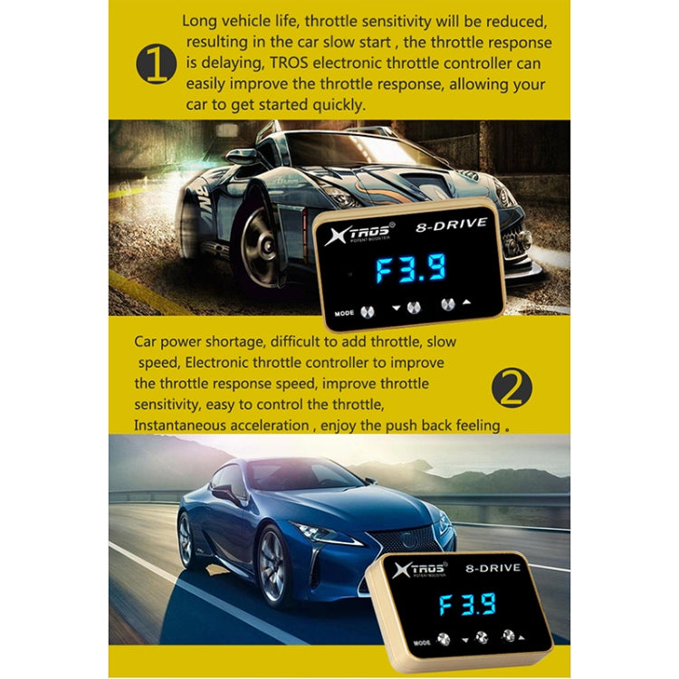 For Toyota GT86 2012- TROS 8-Drive Potent Booster Electronic Throttle Controller Speed Booster - Car Modification by TROS | Online Shopping South Africa | PMC Jewellery | Buy Now Pay Later Mobicred