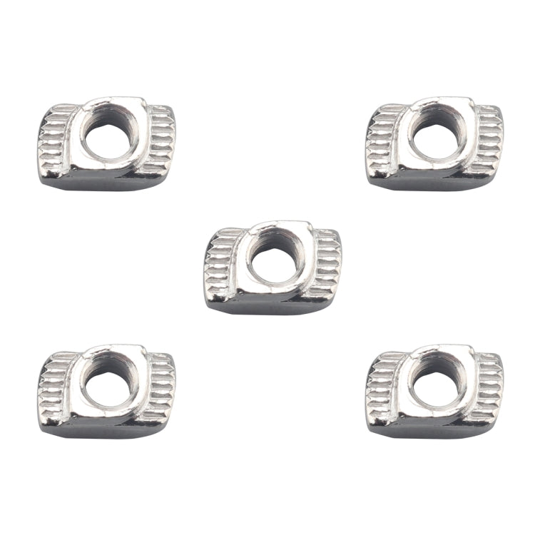 A5555 180 PCS European Standard T-shape Slide Nut with Wrench - Nuts & Bolts by PMC Jewellery | Online Shopping South Africa | PMC Jewellery | Buy Now Pay Later Mobicred