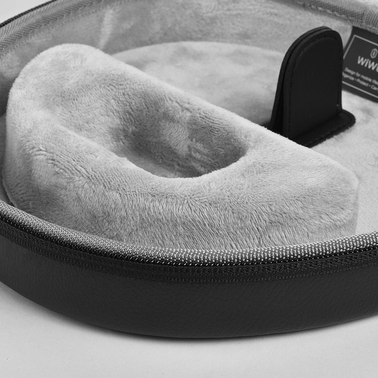 WIWU Ultra-thin Smart Headset Bag Storage Box for AirPods Max(Black) - For AirPods Max by WIWU | Online Shopping South Africa | PMC Jewellery