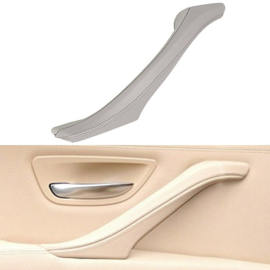 Car Leather Left Side Inner Door Handle Assembly 51417225854 for BMW 5 Series F10 / F18 2011-2017(Grey) - Door Handles by PMC Jewellery | Online Shopping South Africa | PMC Jewellery