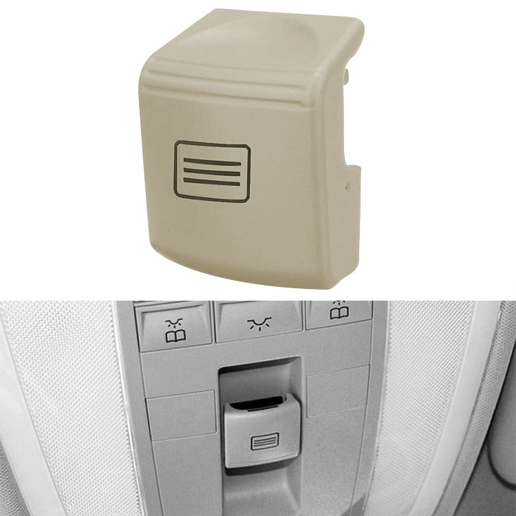 Car Sunroof Switch Button Dome Light Button for Mercedes-Benz W204 / X204 2008-2015(Nut Beige) - Car Switches by PMC Jewellery | Online Shopping South Africa | PMC Jewellery | Buy Now Pay Later Mobicred