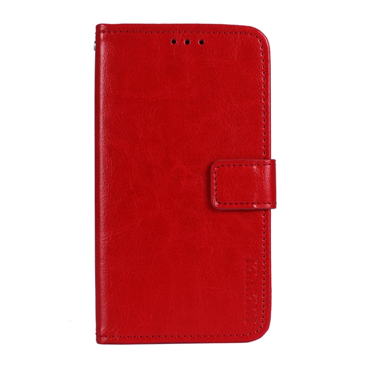 For Cubot C20 idewei Crazy Horse Texture Horizontal Flip Leather Case with Holder & Card Slots & Wallet(Red) - More Brand by idewei | Online Shopping South Africa | PMC Jewellery | Buy Now Pay Later Mobicred