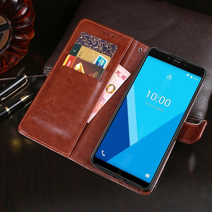 For Wiko Y51 idewei Crazy Horse Texture Horizontal Flip Leather Case with Holder & Card Slots & Wallet(Black) - Wiko by idewei | Online Shopping South Africa | PMC Jewellery | Buy Now Pay Later Mobicred