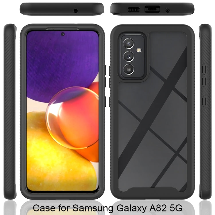 For Samsung Galaxy A82 5G Starry Sky Solid Color Series Shockproof PC + TPU Case(Purple) - Galaxy Phone Cases by PMC Jewellery | Online Shopping South Africa | PMC Jewellery